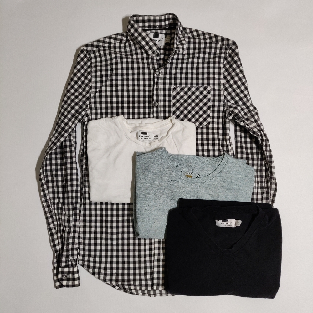 Lot of Topman Shirts (4), Men Small